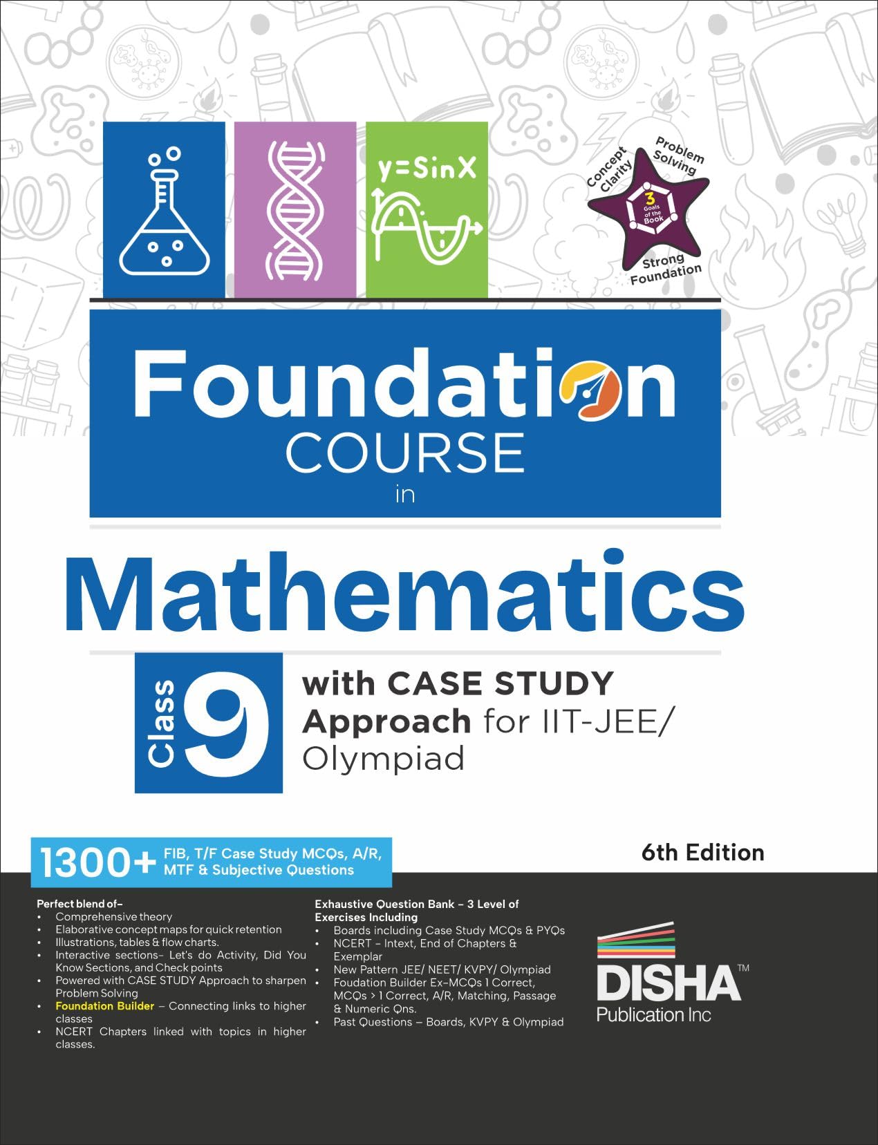 Disha Foundation Course In Mathematics Class 9 With Case Study Approach For Iit Jee/ Olympiad  6Th Edition