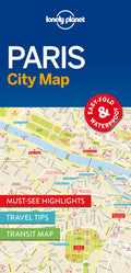 Lonely Planet Paris City Map 1