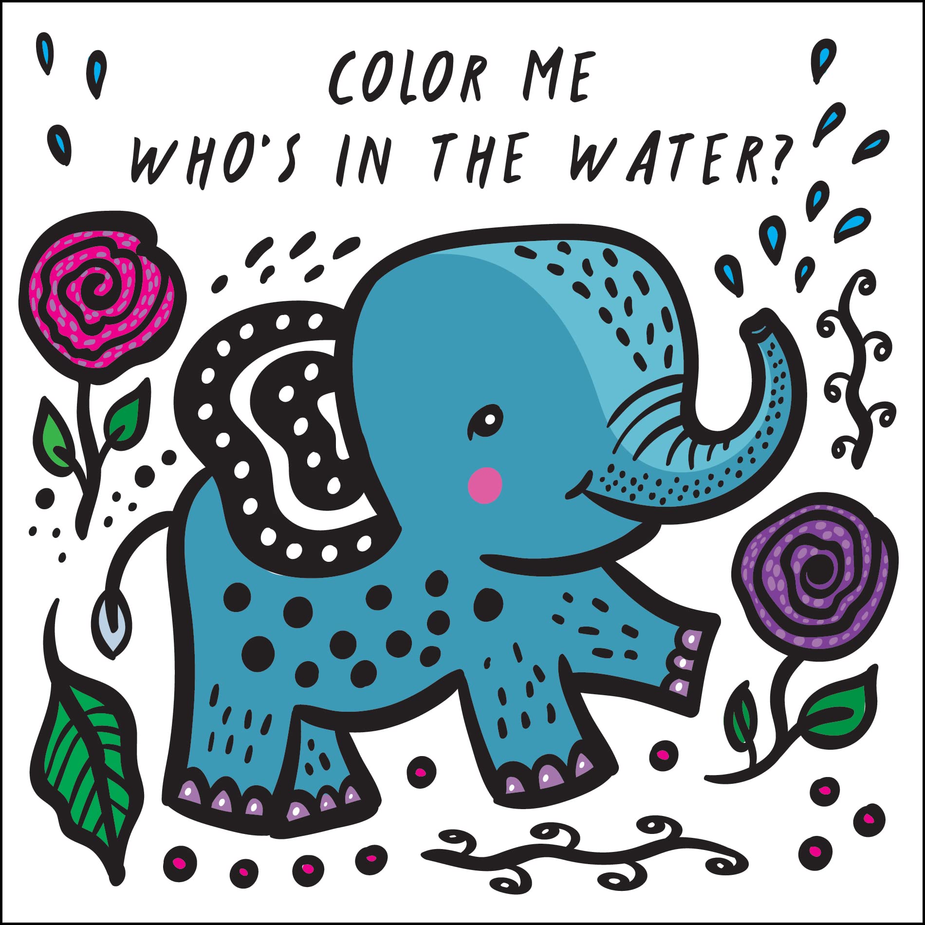 Color Me: Whos in the Water?: Watch Me Change Color in Water (Volume 4) (Wee Gallery Bath Books, 4)
