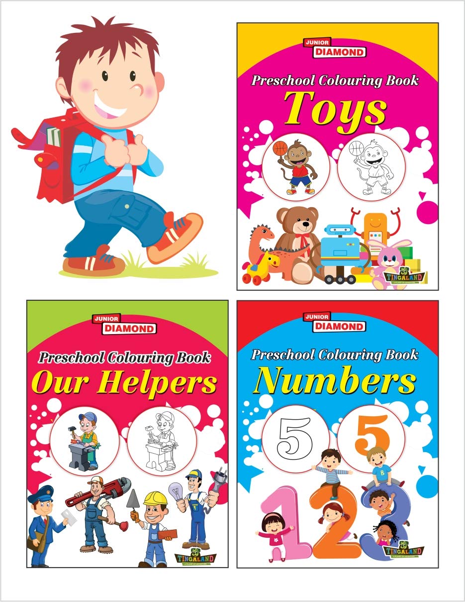Preschool Colouring Book (Set Of 3 Books) 2