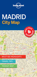 Lonely Planet Madrid City Map 1