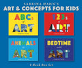 Sabrina Hahns Art & Concepts for Kids 4Book Box Set: ABCs of Art, 123s of Art, Animals in Art, and Bedtime with Art