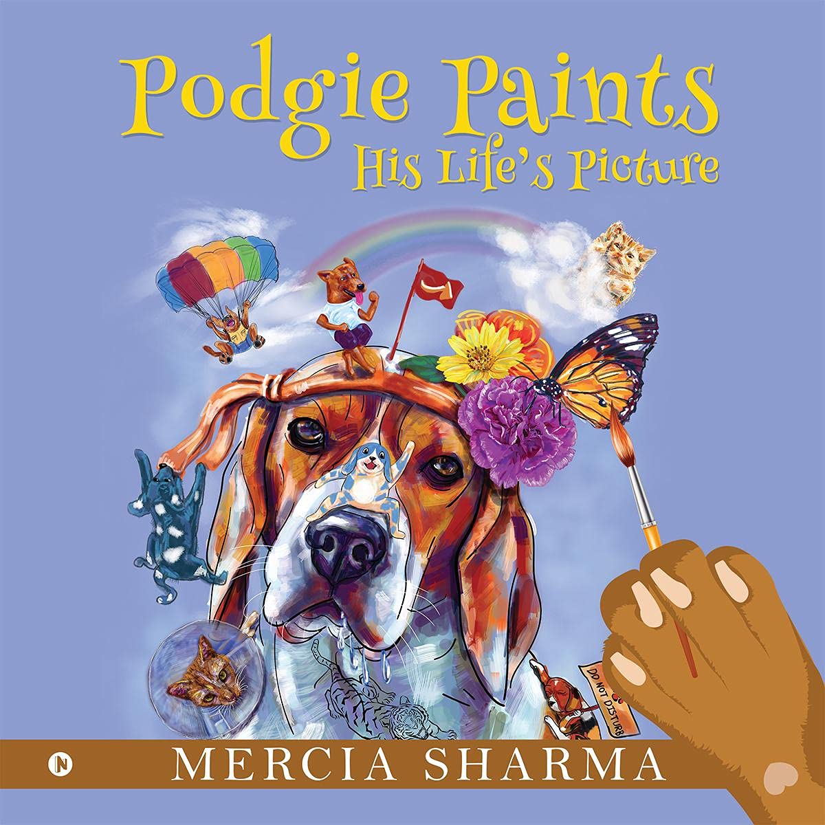 Podgie Paints His LifeS Picture