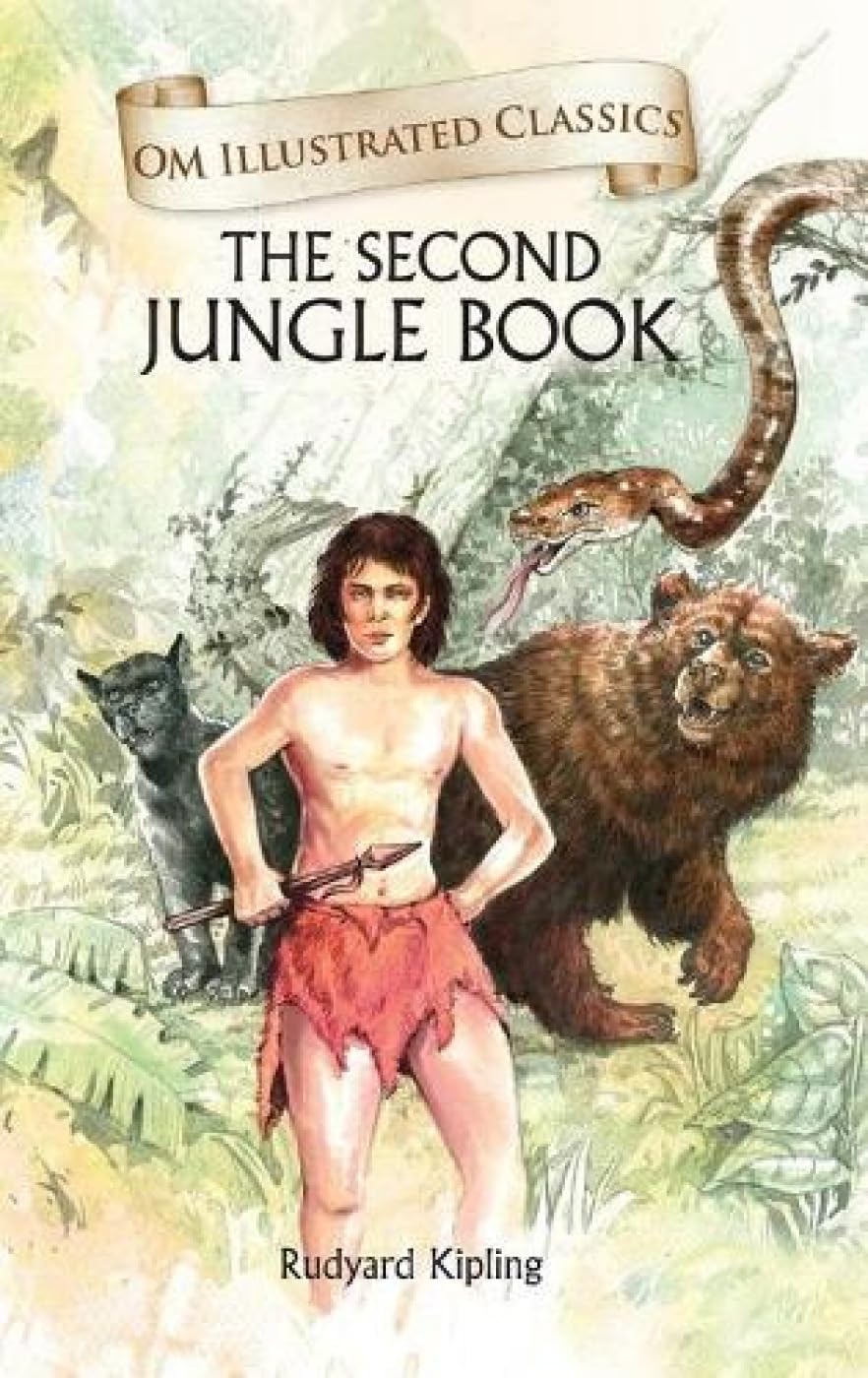 The Second Jungle Book :Illustrated abridged Classics (Om Illustrated Classics)