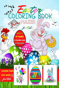 Easter Coloring Book for Kids : 47 Cute And Fun Images, Ages 48, Including Mazes Puzzles | Happy Easter Day