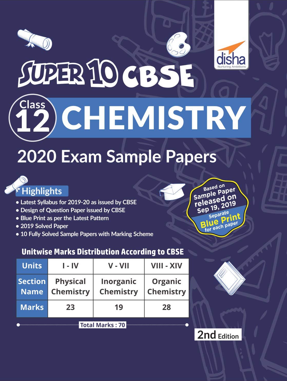 Super 10 Cbse Class 12 Chemistry 2020 Exam Sample Papers 2Nd Edition