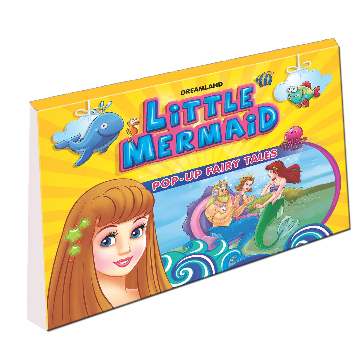 PopUp Fairy Tales  Little Mermaid Story Book for Kids Ages 37 Years | Interactive PopUp Book with Colorful Illustrations, Ma