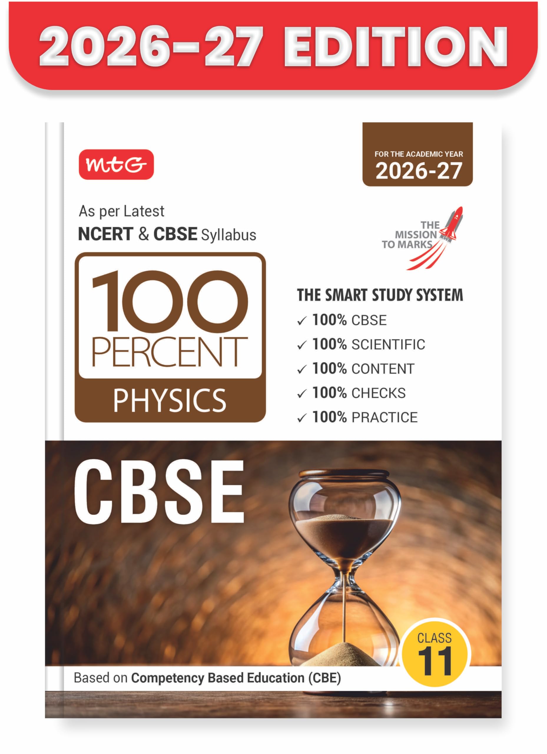 MTG 100 Percent NCERT & CBSE Physics Class 11 For 202627 Exam | As Per Revised NCERT Textbooks Syllabus | Theory, Concept Map, 