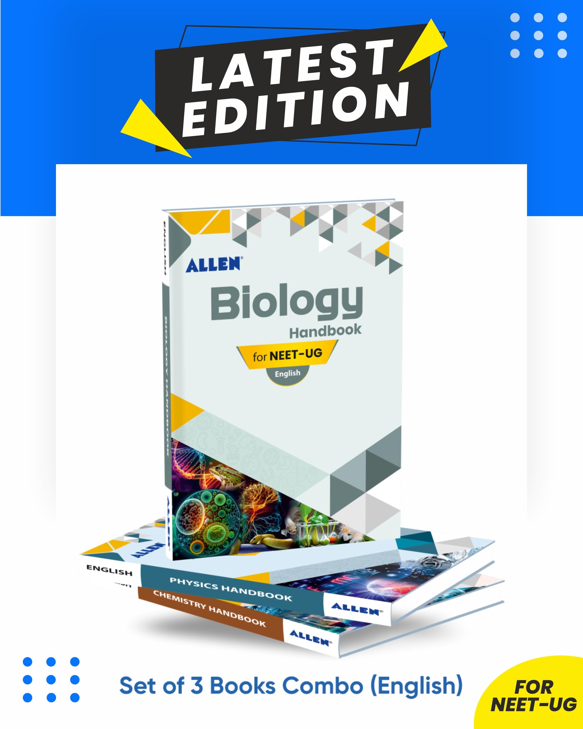 Allen Physics, Chemistry, Biology Handbook For Neet (Ug) Exam (English) (Set Of 3 Books Combo)