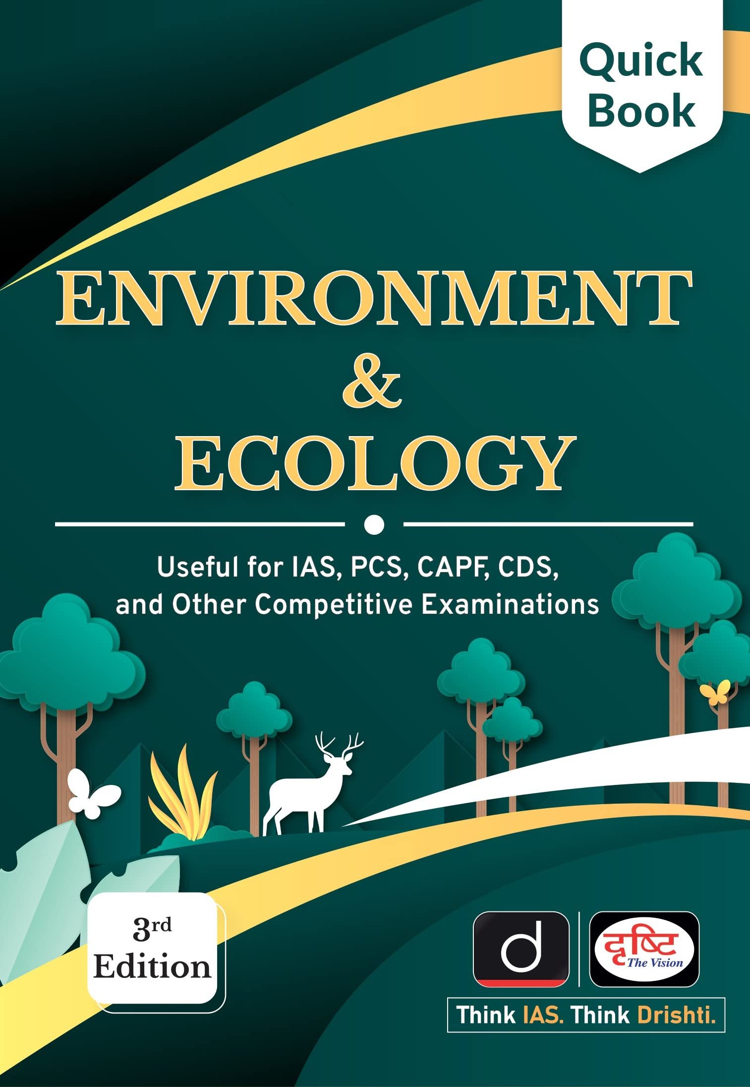 Drishti Publications Ias Quick Book Environment & Ecology In English | Upsc | Civil Services Exam | State Administrative Exams [