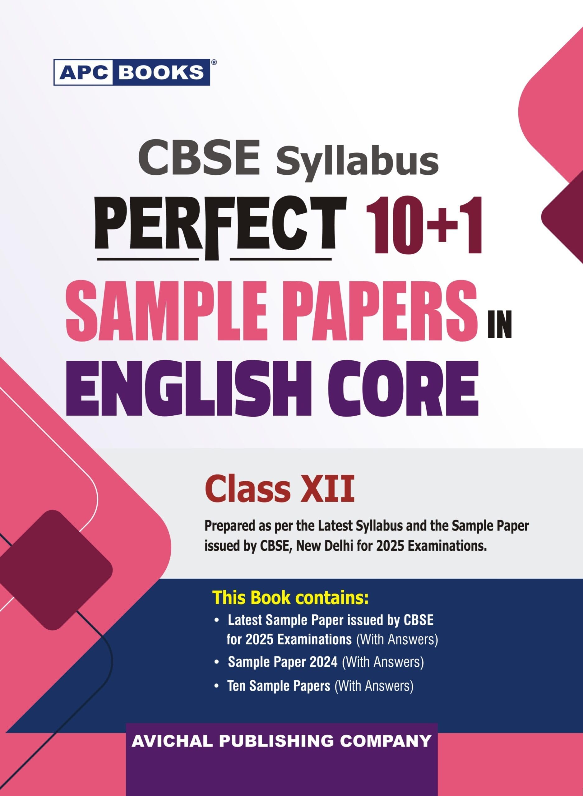 Perfect 10+1 Sample Papers In English Core For Cbse Class 12
