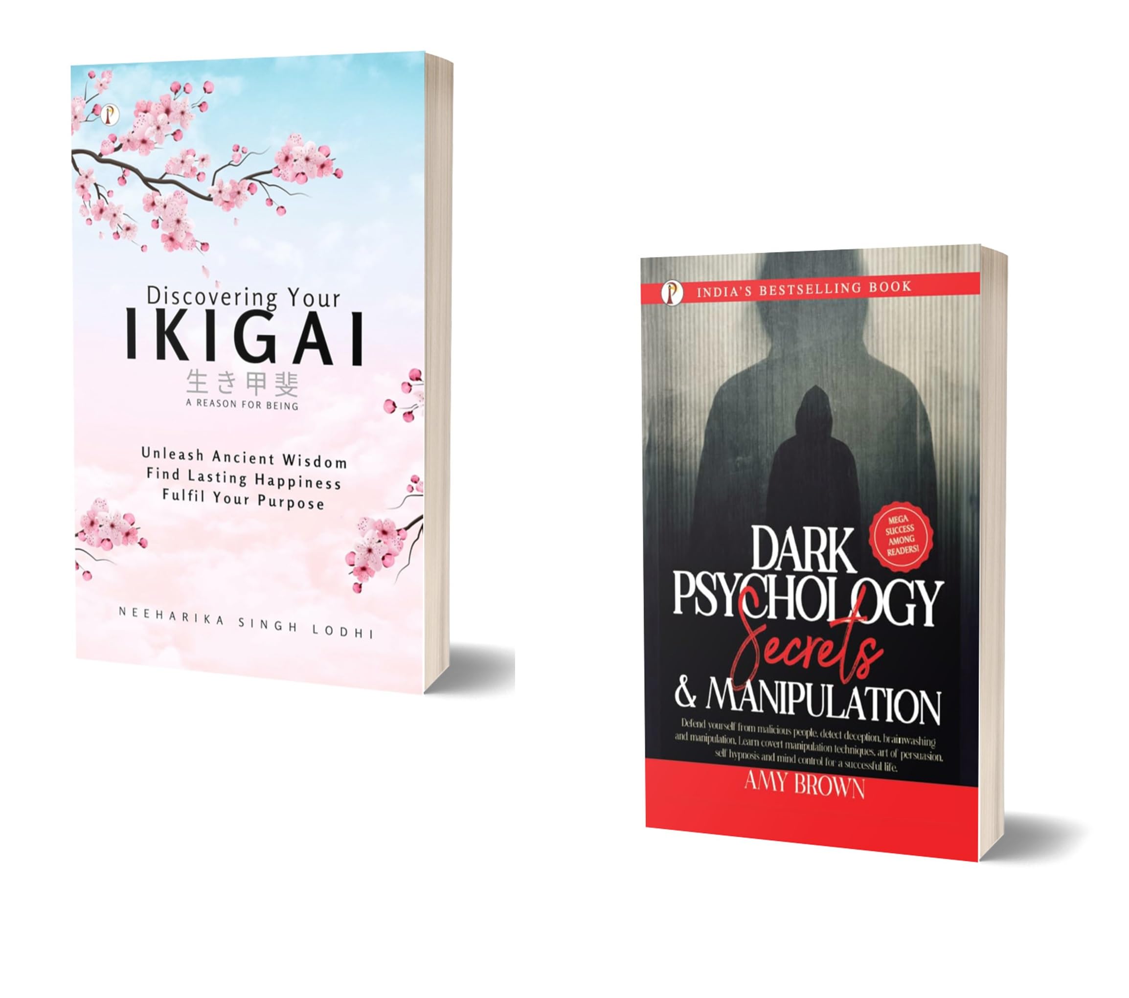 Discovering Your Ikigai and Dark Psychology Secrets and Manipulation Combo Set of 2 Books