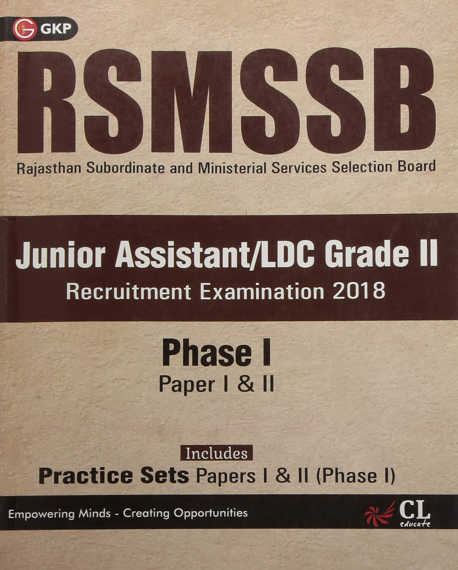 Rsmssb (Junior Assistant And Ldc Grade Ii)