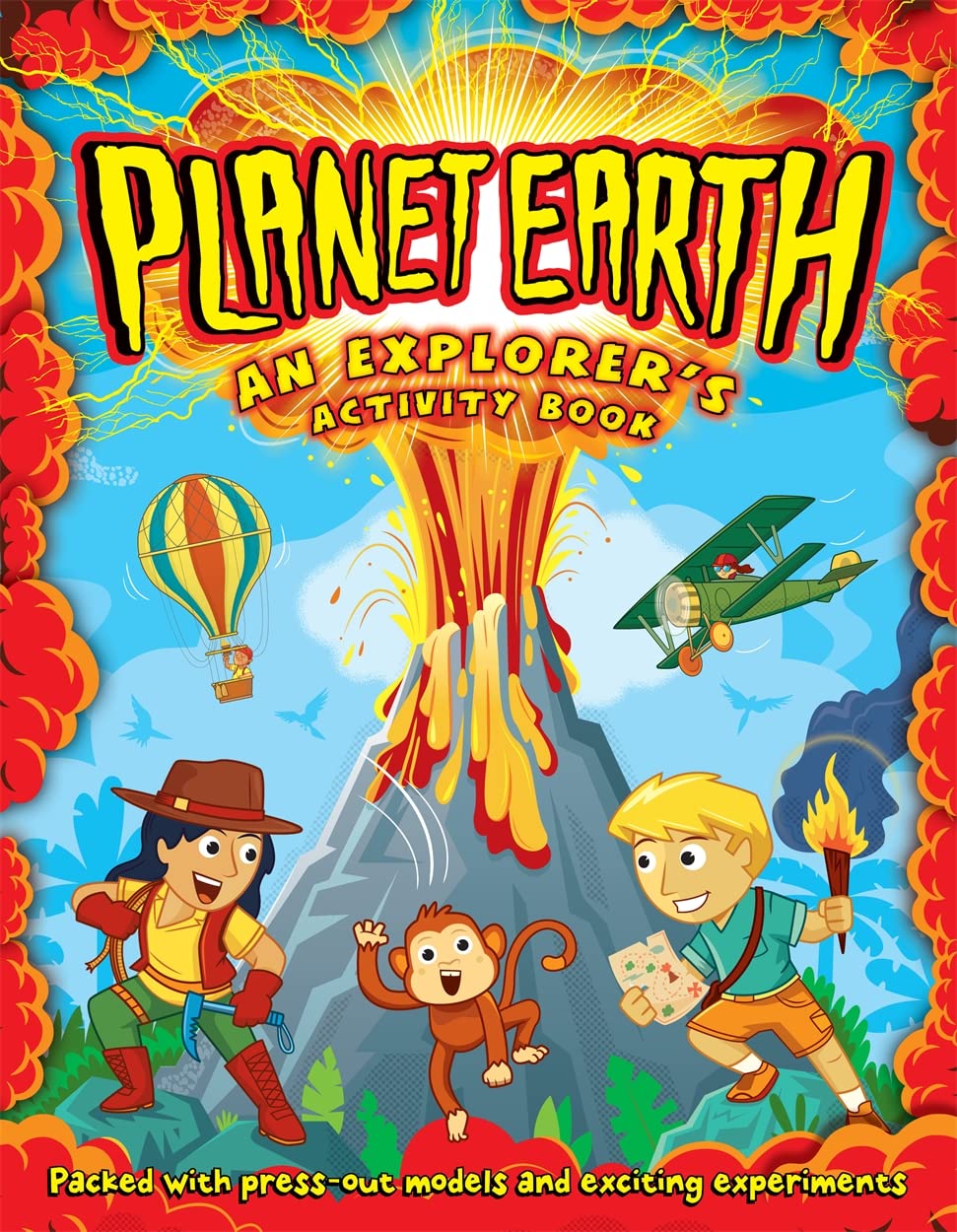 Planet Earth (An Explorers Activity Book) | Sticker and Activity Book | For 3 to 6 Year Old Kids