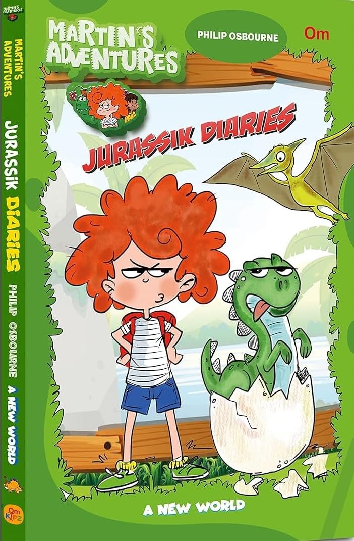 Martins Adventures: Jurassik Diaries  A New World  Graphic novel for kids