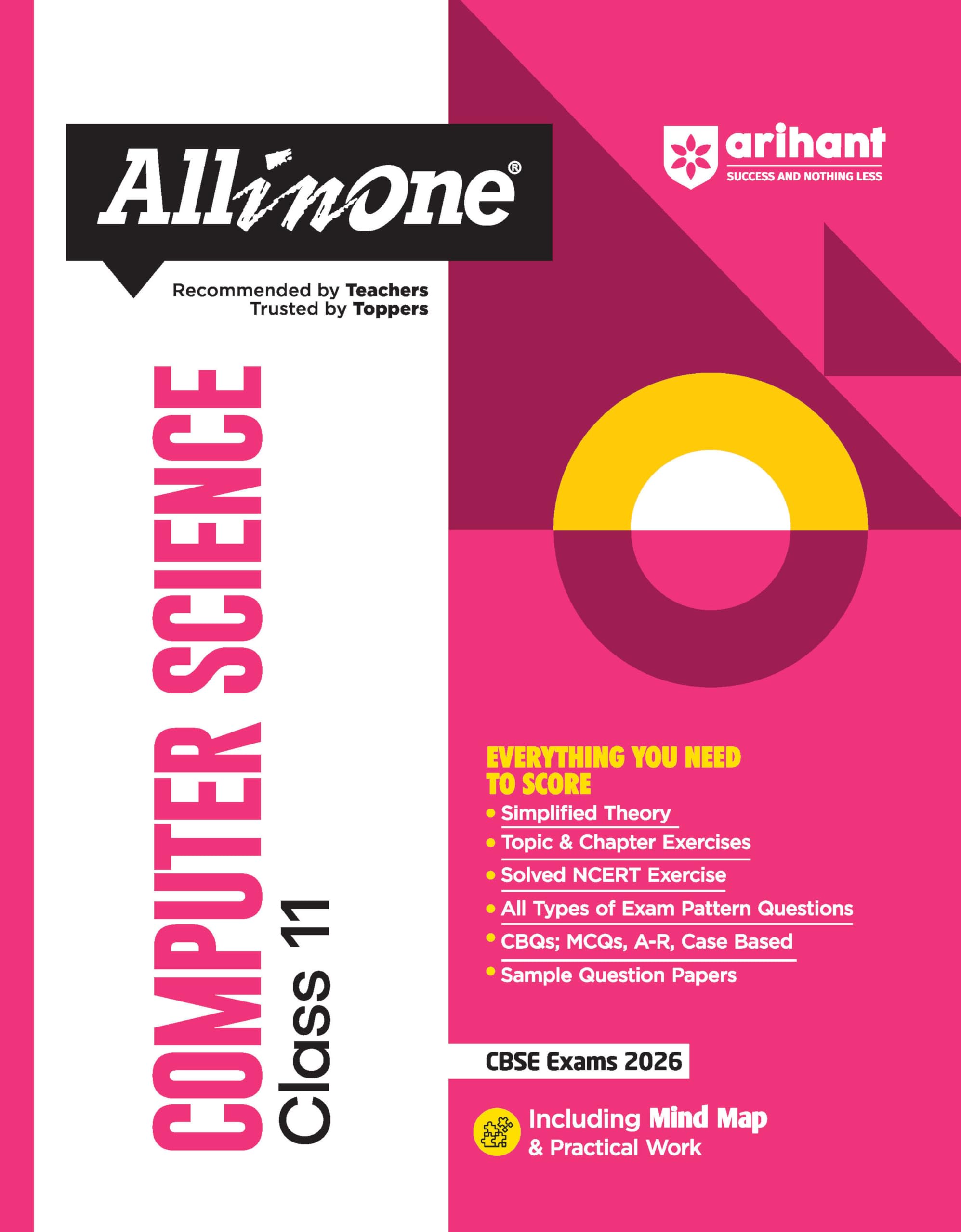 Arihant All In One Computer Science Class 11 For Cbse Exams 202526 | Revised Edition As Per Latest Syllabus | Simplified Theory