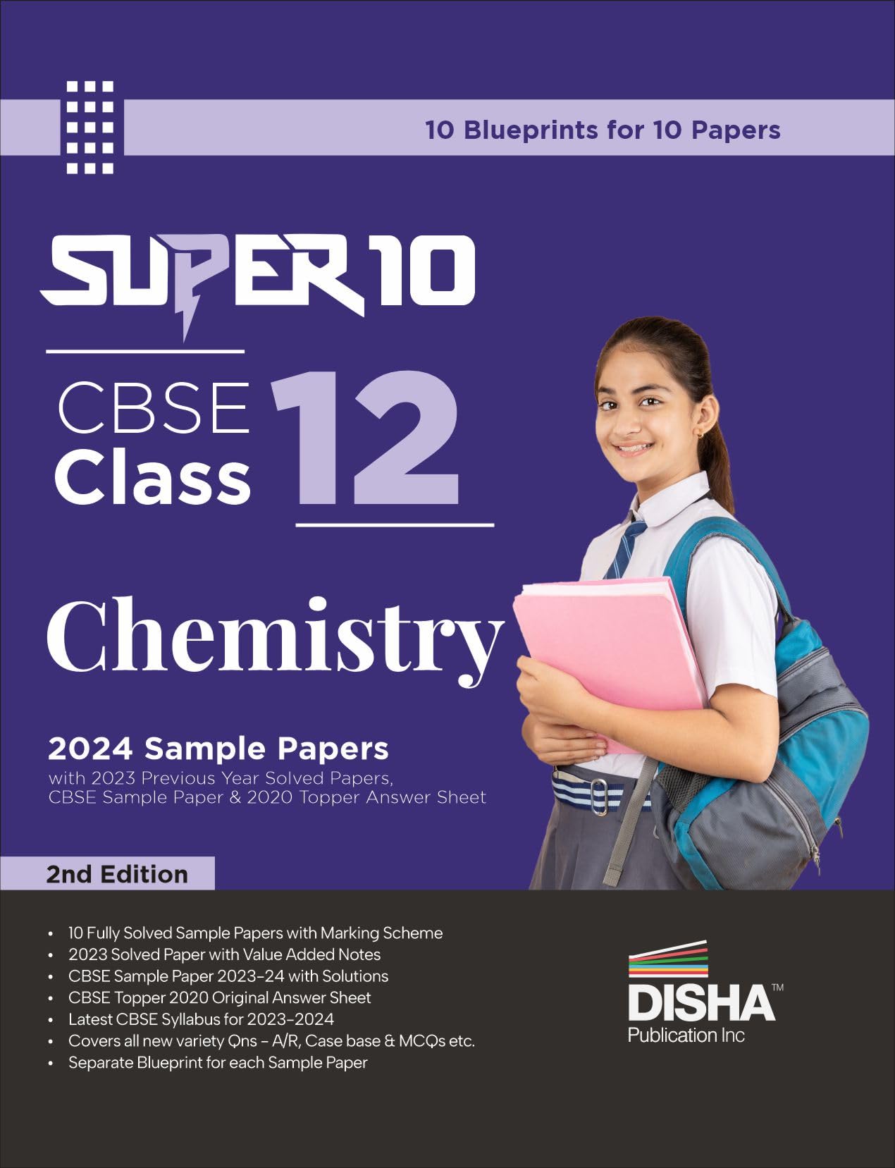 Super 10 Cbse Class 12 Chemistry 2024 Exam Sample Papers With 2023 Previous Year Solved Papers, Cbse Sample Paper & 2020 Topper 