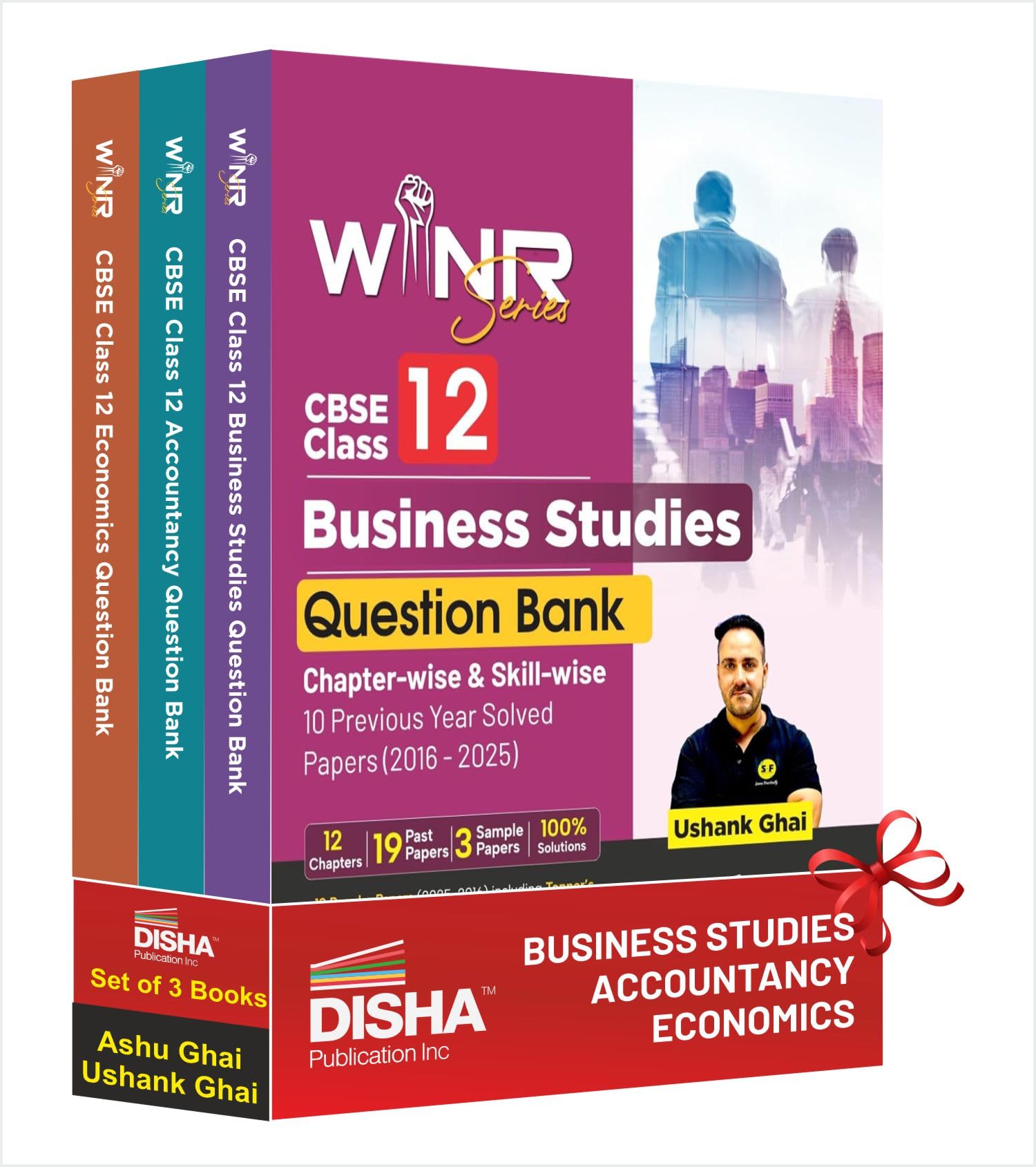 Disha Winr Series Combo (3 Books) Cbse Class 12 Accountancy, Business Studies & Economics Question Bank ChapterWise & SkillWis