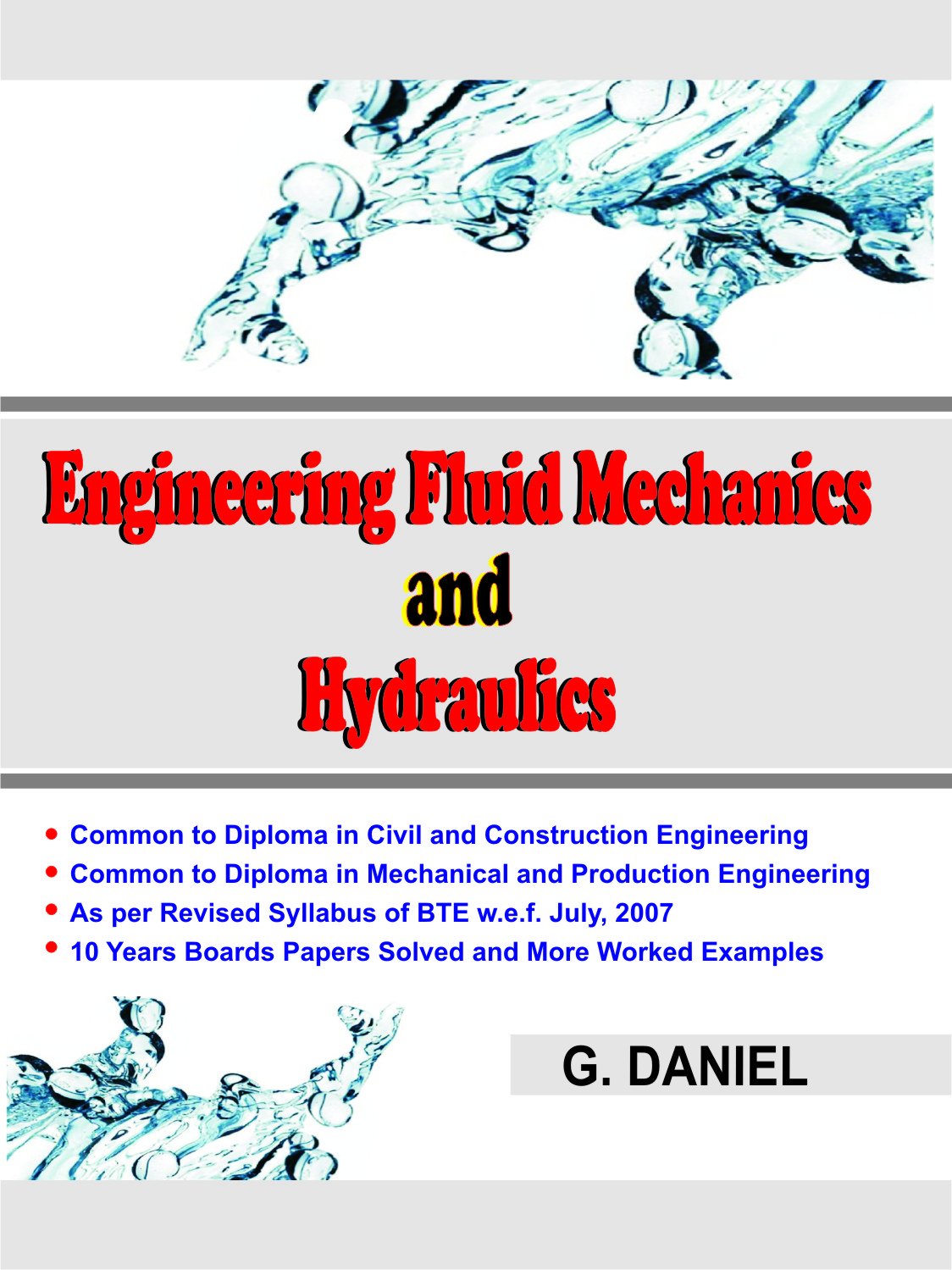 Engg. Fluid Mechanics & Hydraulics
