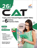 26 Years Cat TopicWise Solved Papers (20191994) With 6 Online Practice Sets 12Th Edition