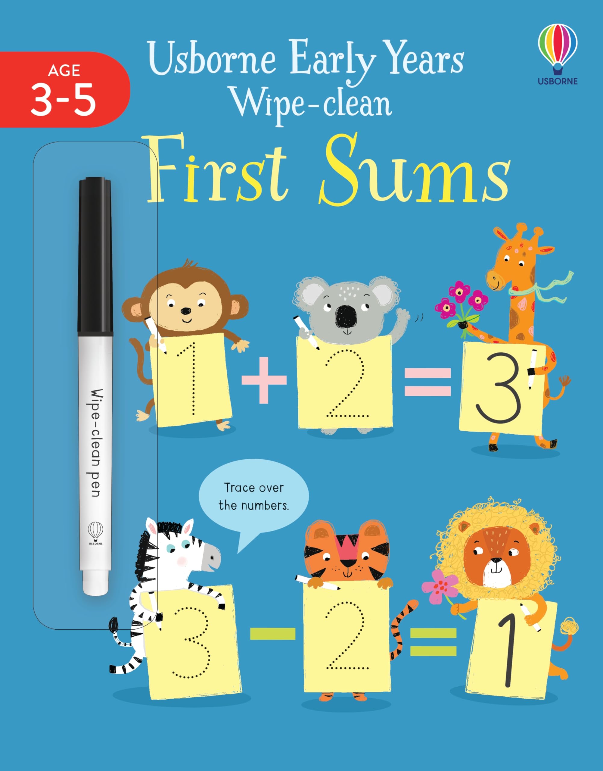First Sums (Early Years WipeClean) (Usborne Early Years Wipeclean, 5)
