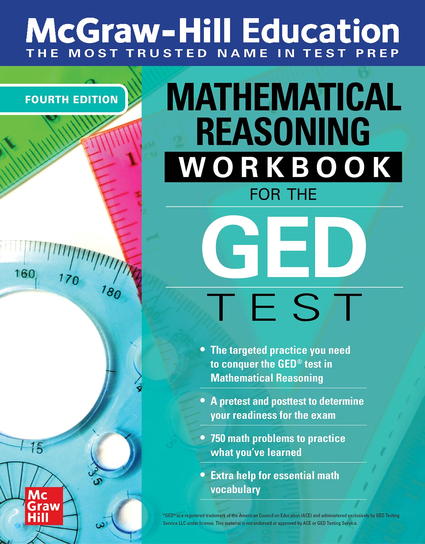 McGrawHill Education Mathematical Reasoning Workbook for the GED Test, Fourth Edition