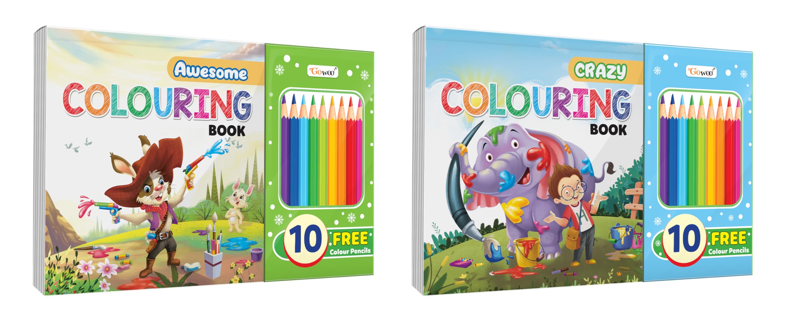 Awesome and Crazy Colouring Book : Kids Drawing colouring book, Colouring adventure for children, Coloring book for young ones w