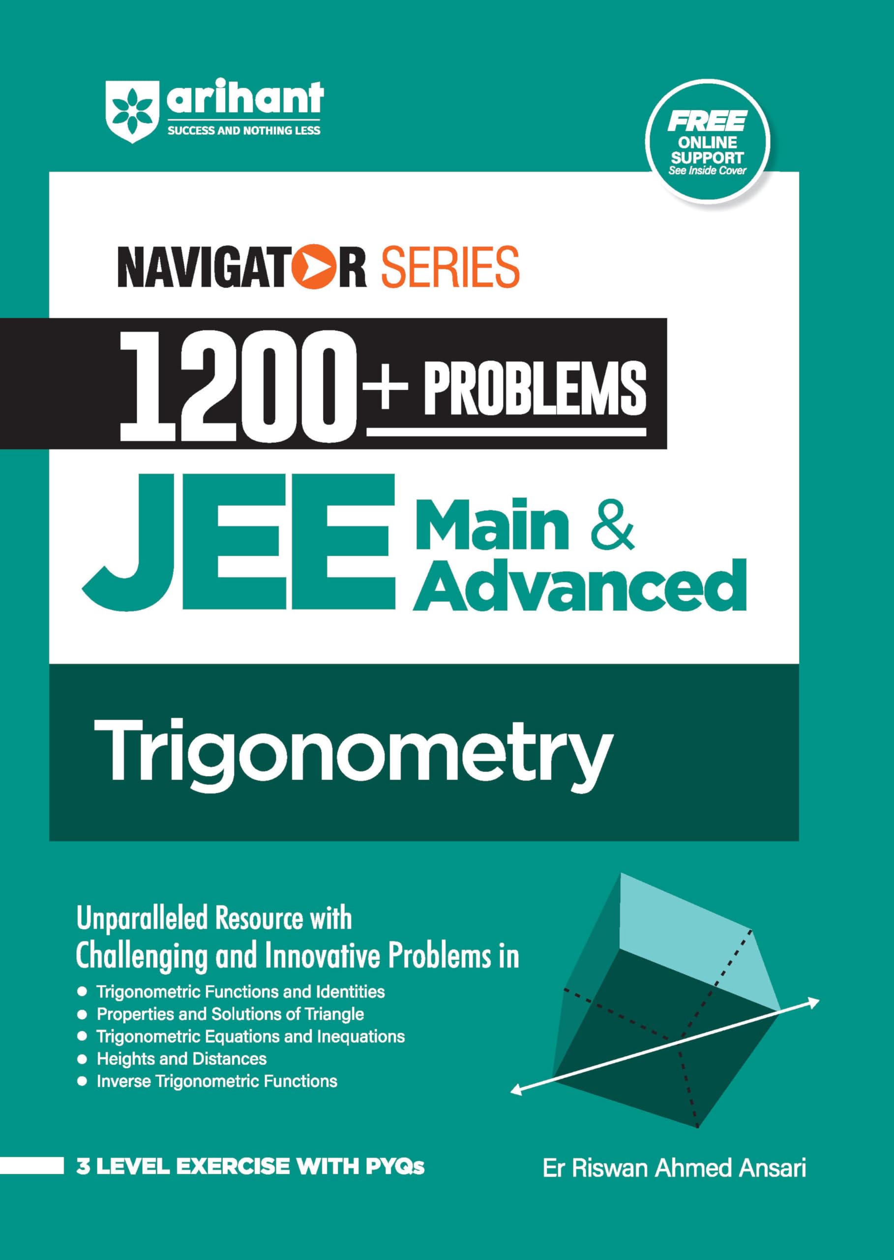 (Old Edition) Arihant Navigator Series 1200+ Problems for JEE Main & Advanced Trigonometry | For Exam Exam 202526 (Navigator Se