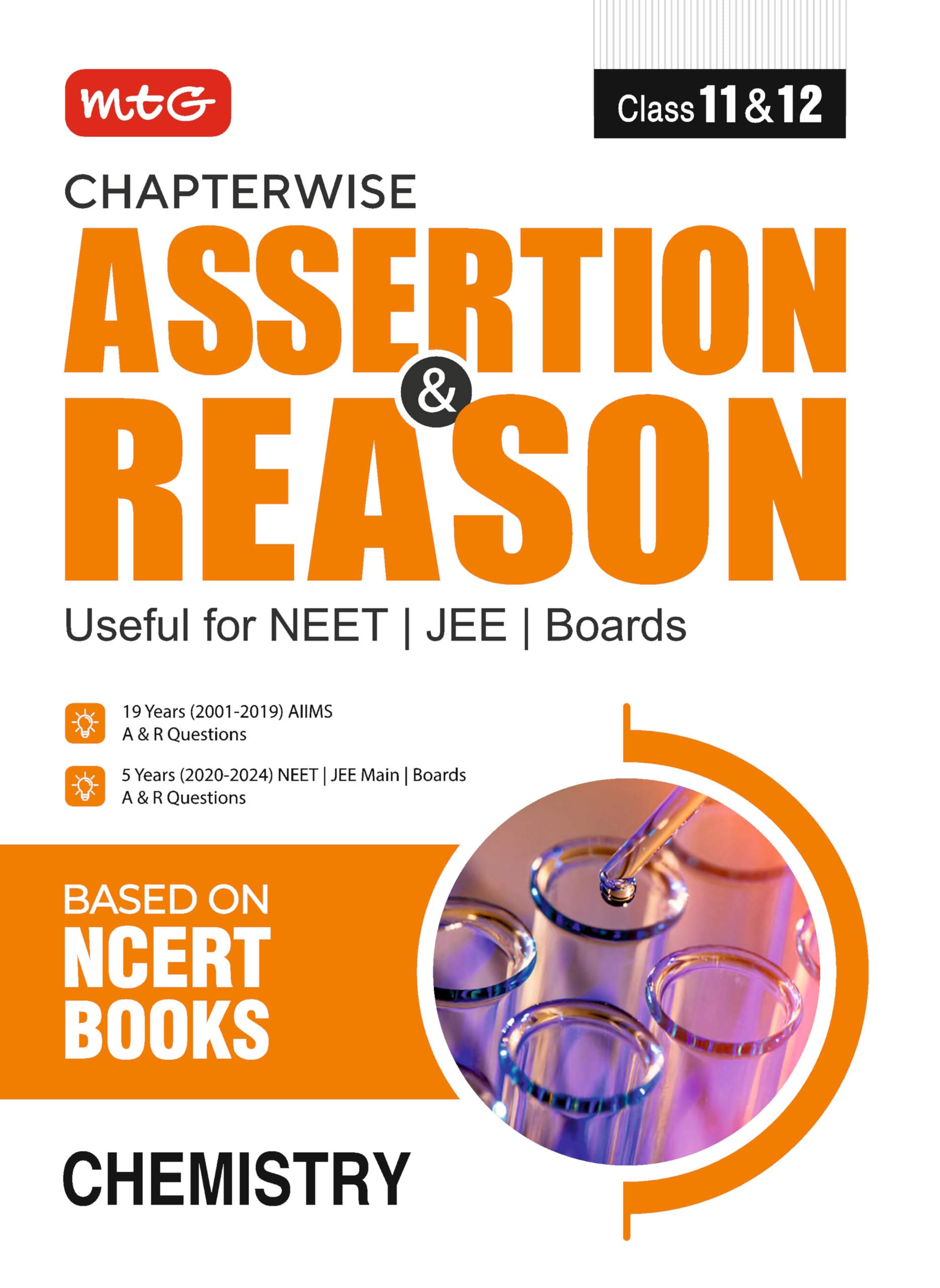 MTG Chapterwise Assertion & Reason Chemistry For NEET, JEE & Boards Exam (Class11 & 12)  Available Previous 19 Years AIIMS & 5
