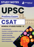 UPSC Prelims PaperII : CSAT Exam 2024 | Cover all subject with Topicwise Study Notes as Per the Latest Syllabus (NCERT) | Conc
