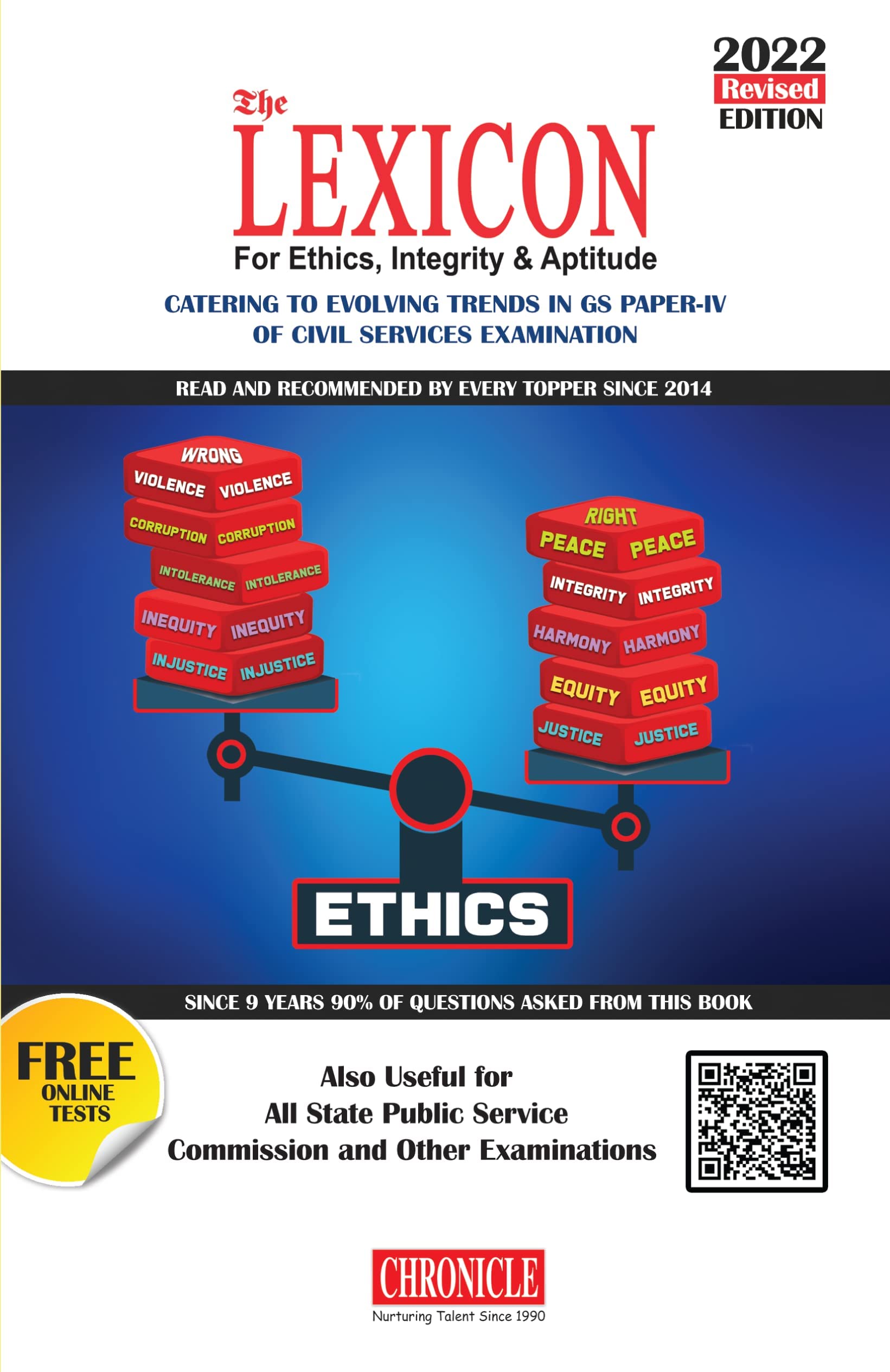 The Lexicon For Ethics, Integrity & Aptitude  7/E  2021
