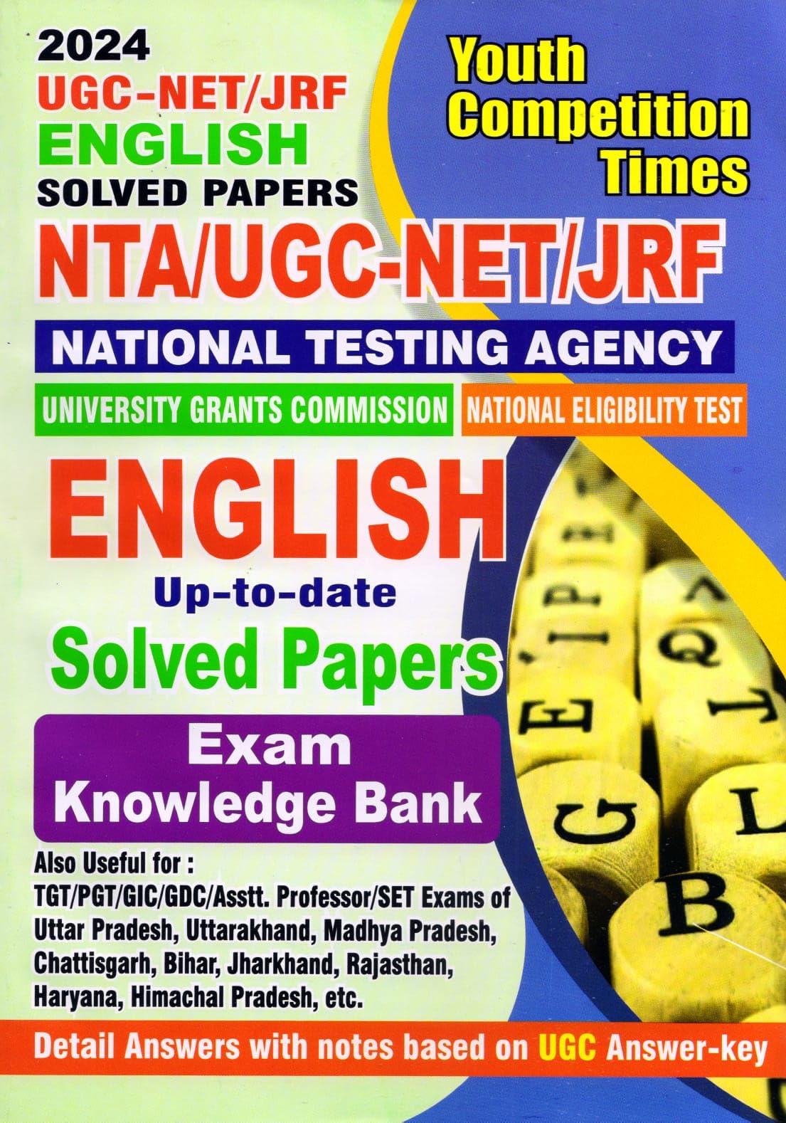 Youth Competition Times ENGLISH  NTA/UGCNET/JRF | Solved Paper 2024
