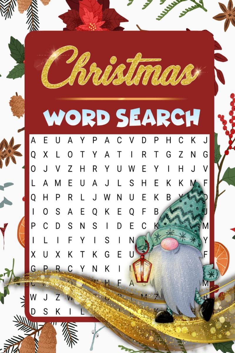 Christmas Word Search : Large Print Word Search Puzzles with the Magic Themes of the Winter Season For Adults & Seniors