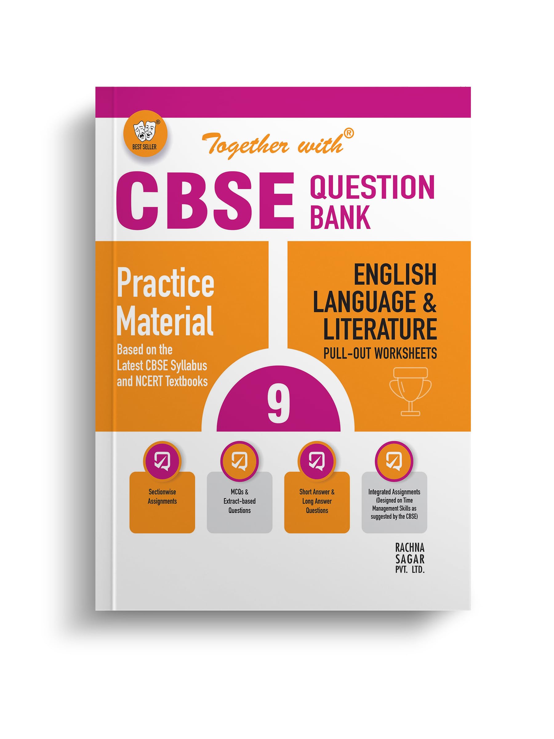 Together with CBSE Question Bank Class 9 English Language & Literature POW with Sample Paper for Exam 2024 (Chapterwise & Topicw