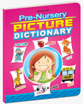 PreNursery Picture Dictionary for Kids Ages 25 Years | Preschool Vocabulary Builder with Colourful Alphabet Words & Illustrati
