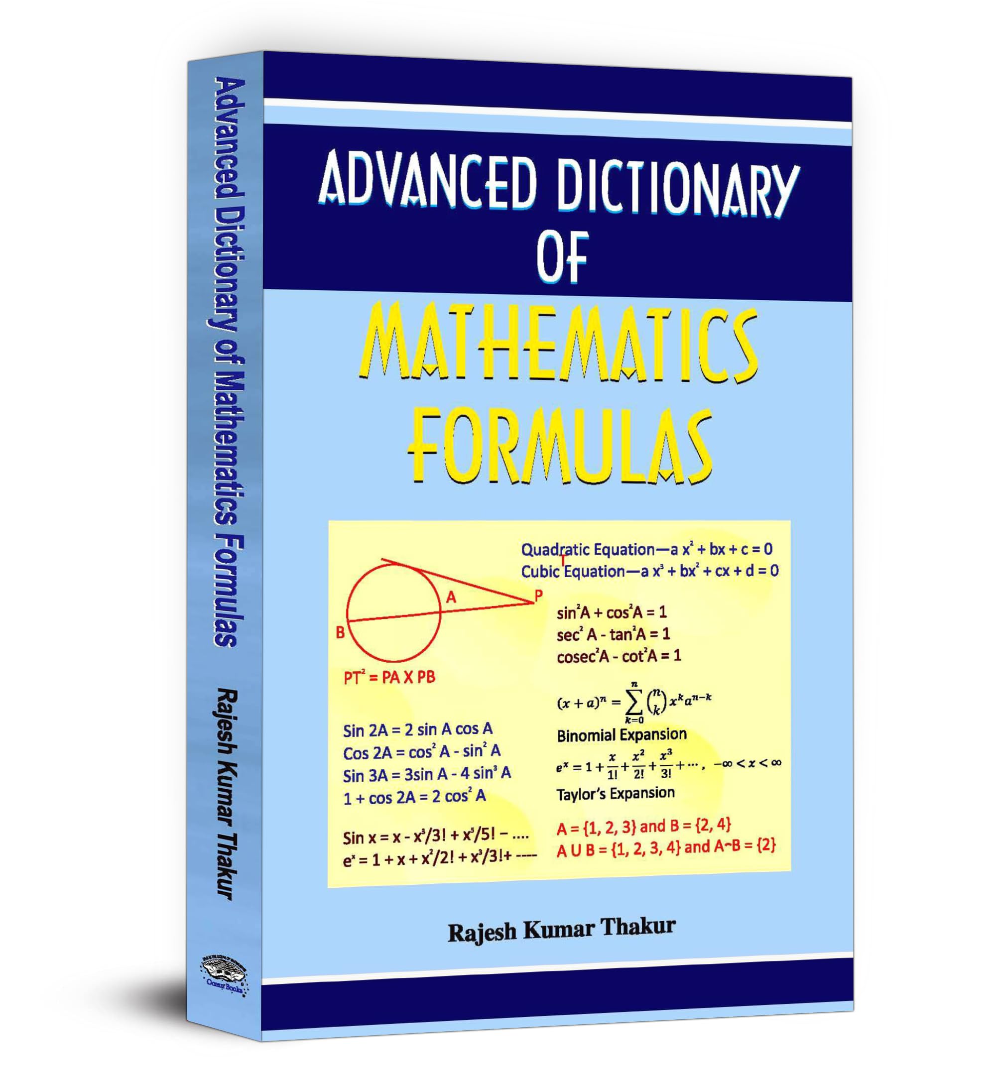 Advanced Dictionary Of Mathematics Formulas