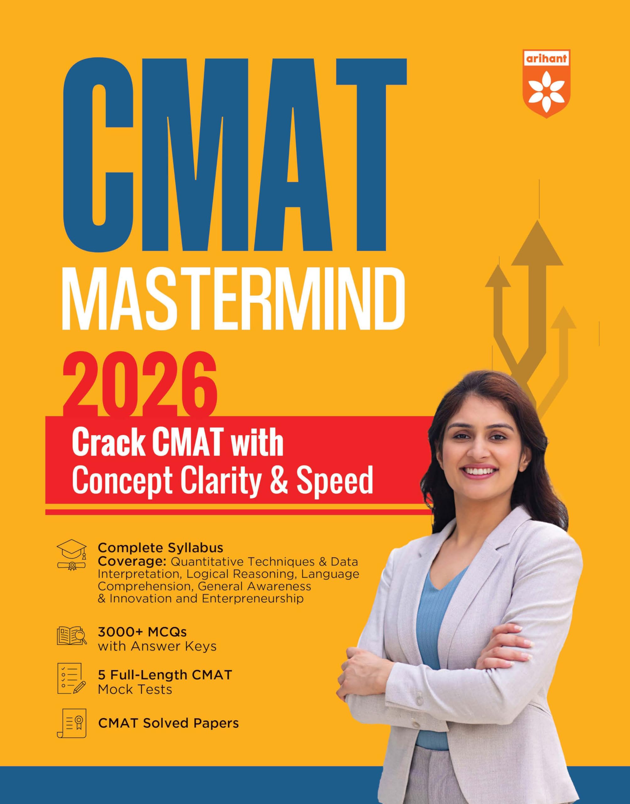 (Old Edition) Arihant CMAT Mastermind For Exam 2025