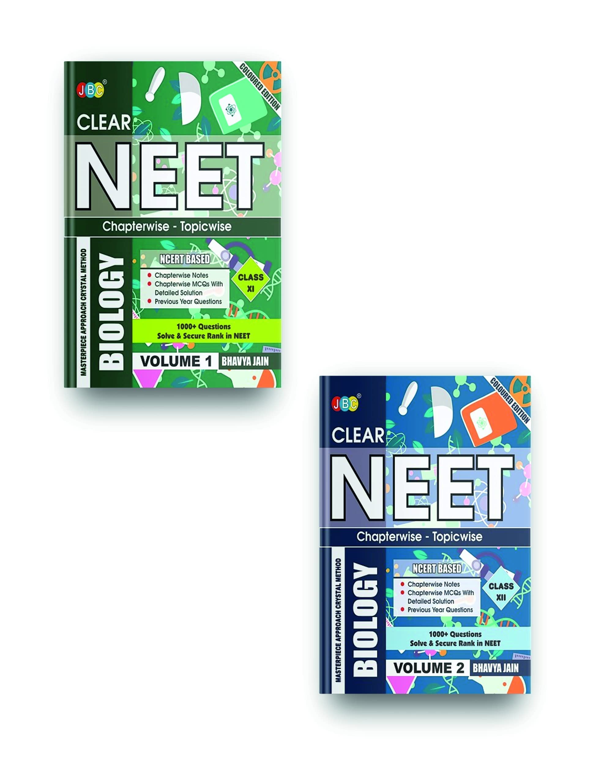 CLEAR NEET Biology Class 11 And 12, Most Detailed Biology Guide, Thousands Of Important Questions, Based On Analysis Of Last 3