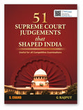 51 Supreme Court Judgements that Shaped India (In English) | Law Supreme Court of India | Important Landmark Judgement Book | fo