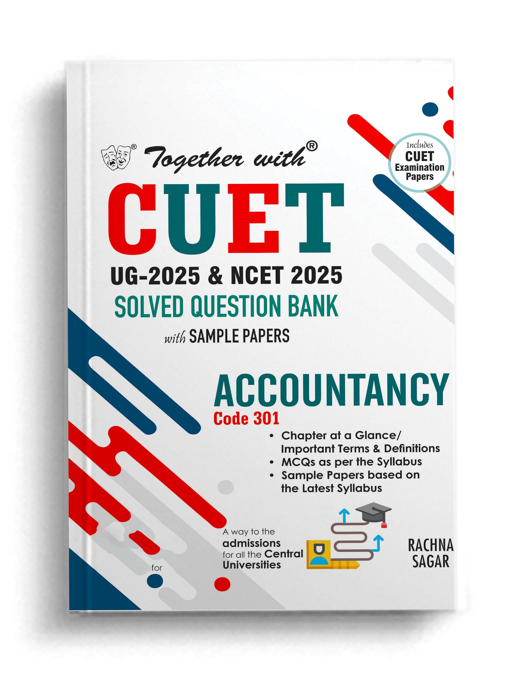 Together With CUET UG Entrance Exam Books 202526 Accountancy Solved Question Bank With Sample Paper