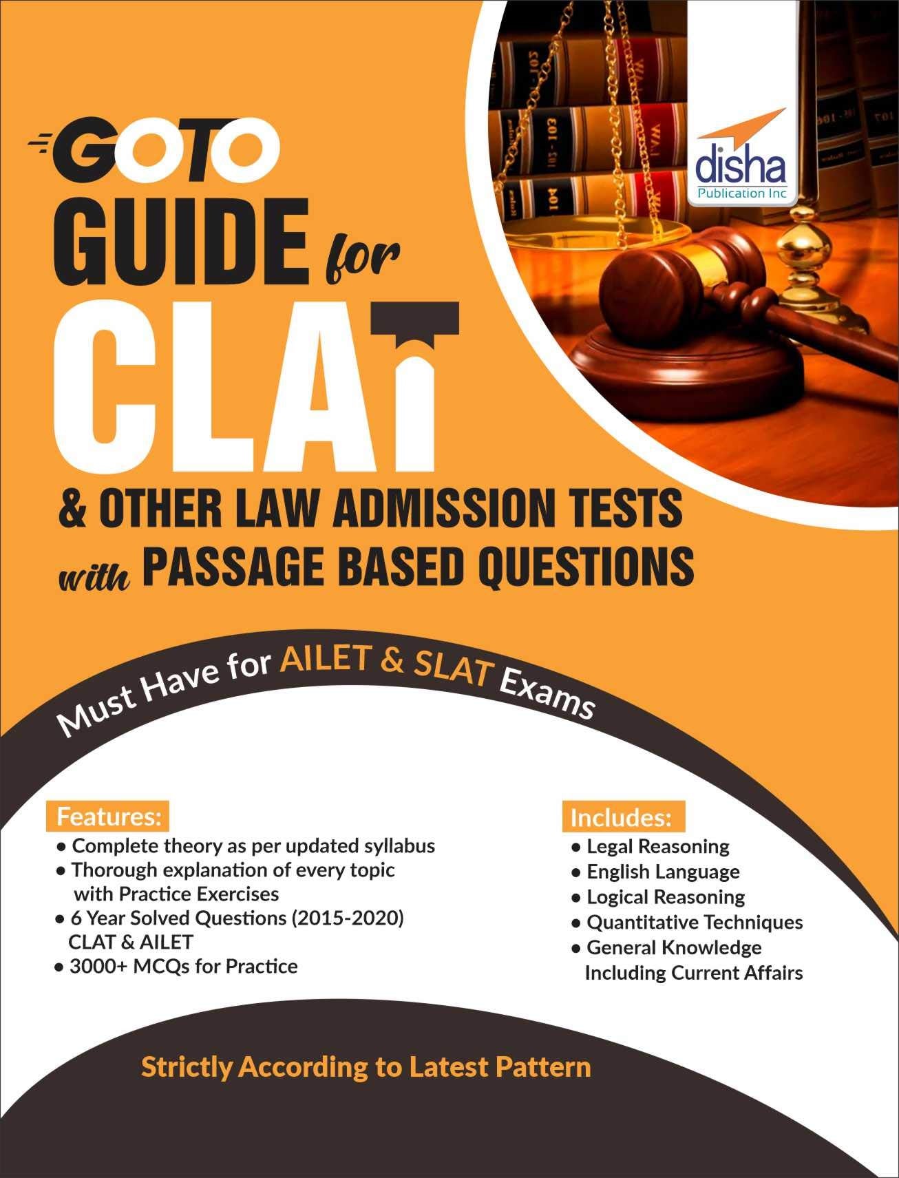 Go To Guide For Clat & Other Law Admission Tests With Passage Based Questions 2Nd Edition