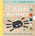 Touch and Trace Nursery Rhymes 3Book Set: Itsy Bitsy Spider, Hey Diddle Diddle, This Little Piggy