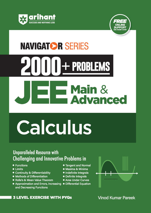 (Old Edition) Arihant Navigator Series 2000+ Problems for JEE Main & Advanced Calculus | For Exam Exam 202526 (Navigator Series
