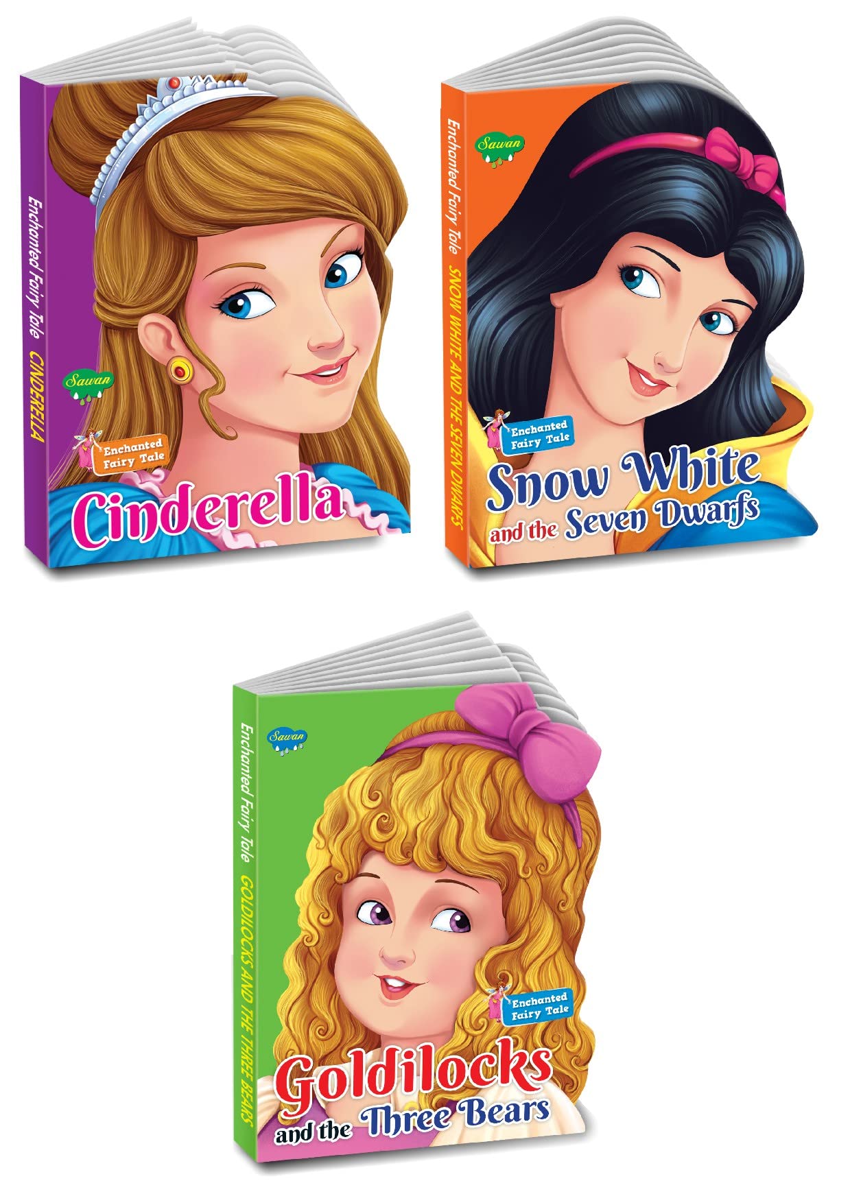 Gift For Girls Kids Stylish | Pack Of 3 Fairy Tale Books