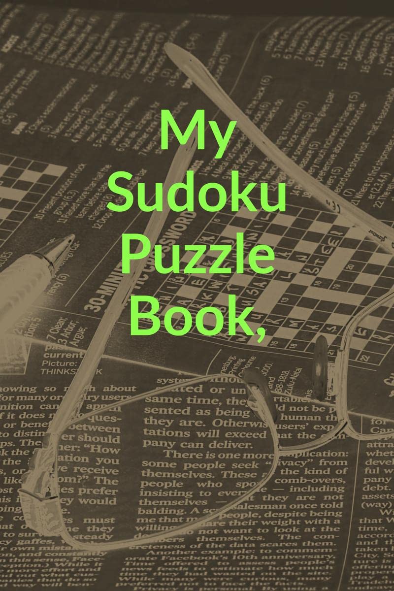 MY SUDOKU PUZZLE BOOK : 30 PAGES PAPER BACK