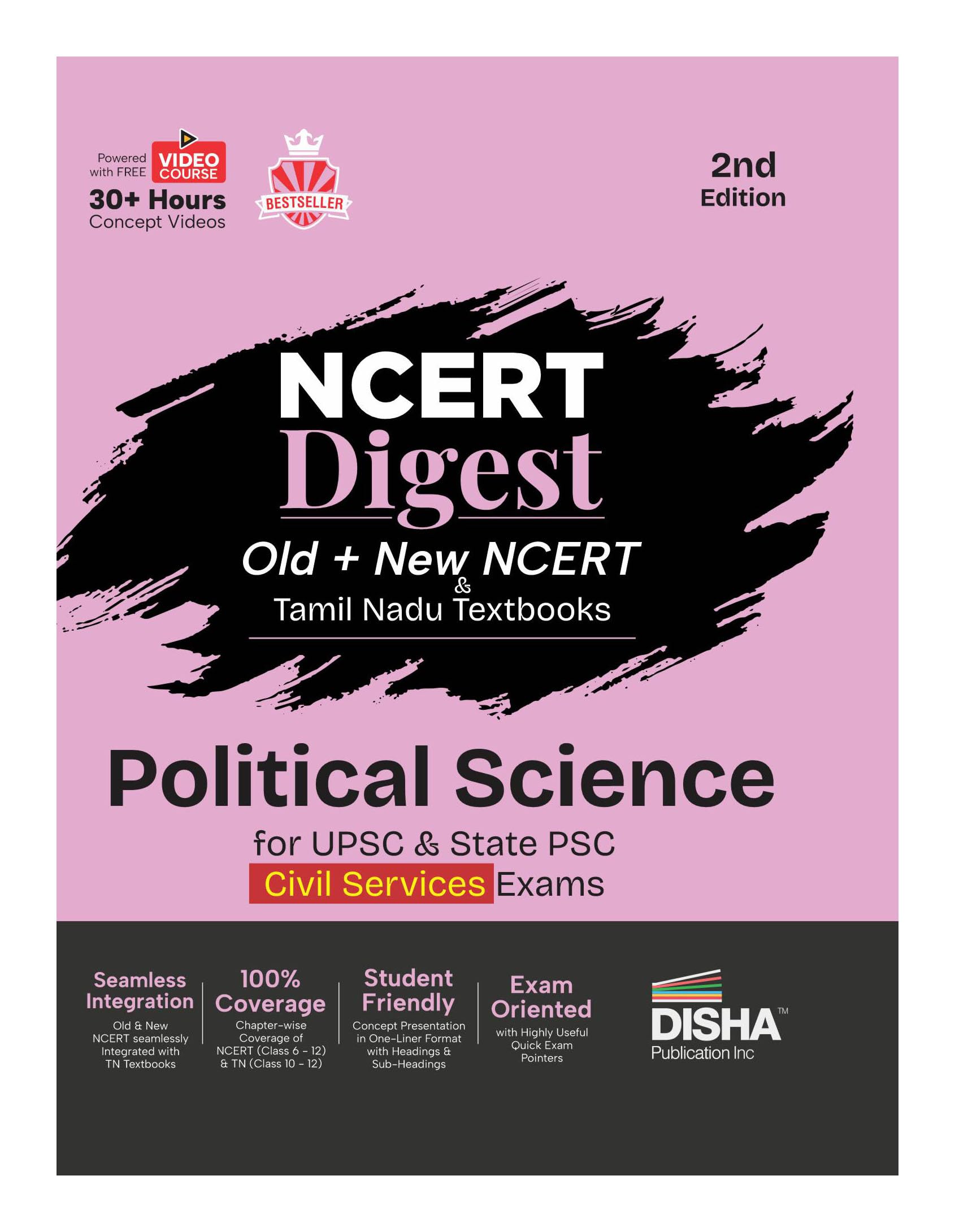 Disha Old + New Ncert Digest Political Science With Tamil Nadu Extract For Upsc & State Psc Civil Services Exams | Ncert Class V