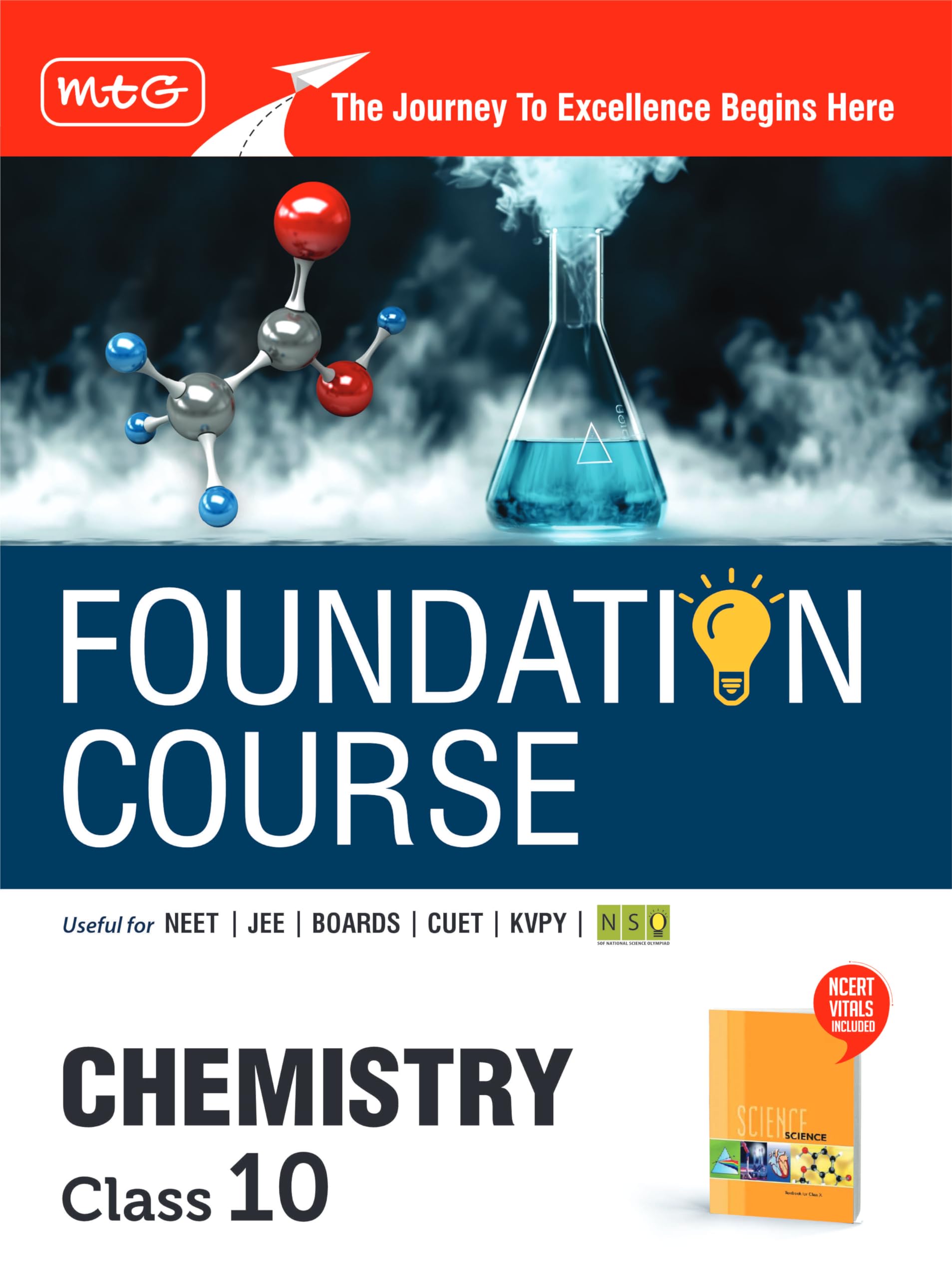 (OLD EDITION) MTG Foundation Course Class 10 Chemistry Book