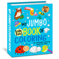 Hello Friend Books My Jumbo Book of Colouring: Draw, Colour or Paint Copy Colouring Book with Colour Reference for Kids (Blue):