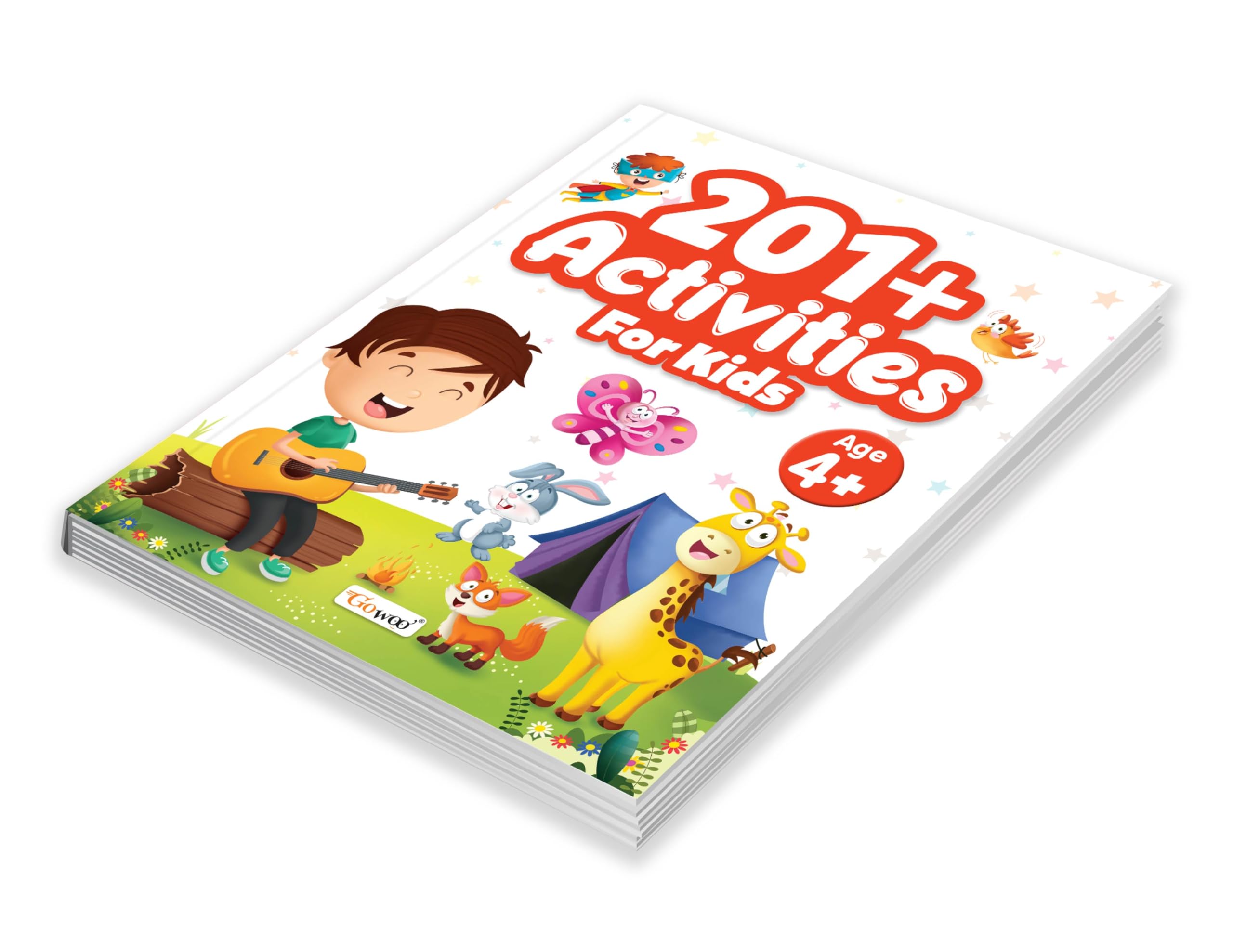201+ Activities for Kids for Age 4+ : critical thinking activity book for kids, interactive learning activity book, early creat
