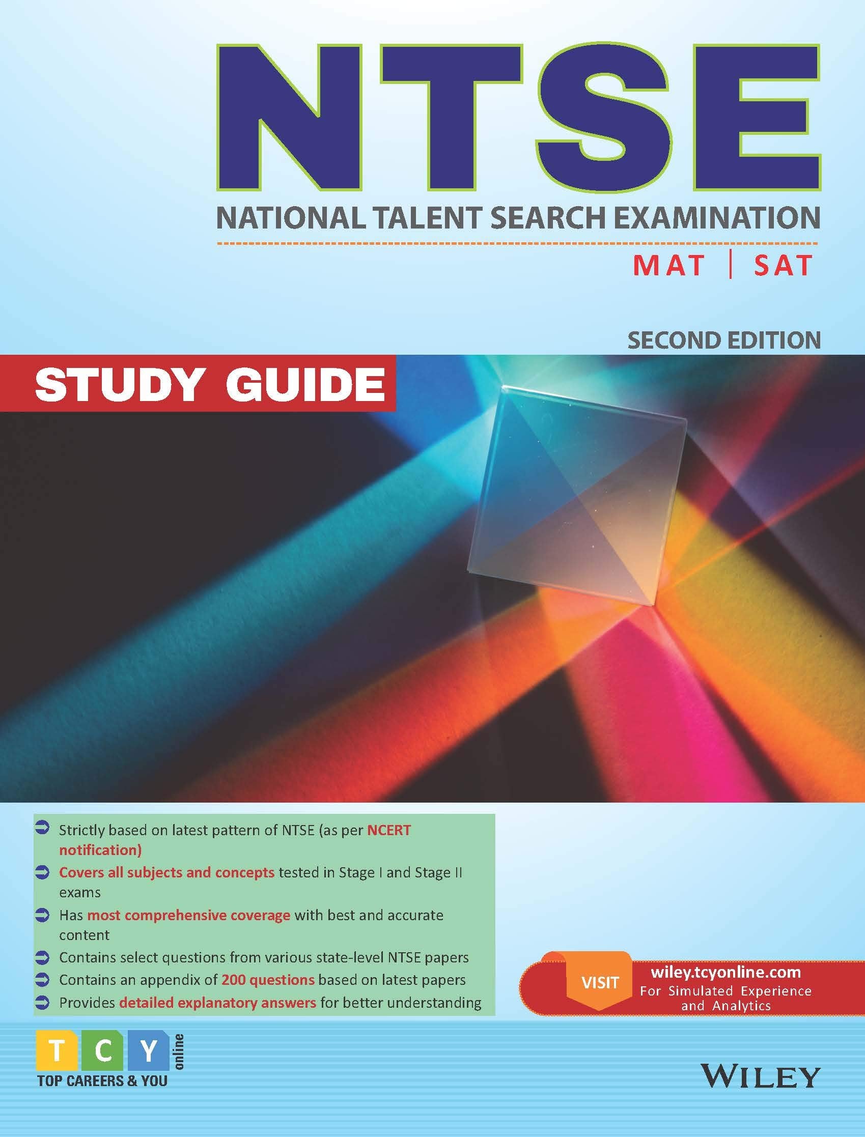 Wileys NTSE (National Talent Search Examination) Study Guide, 2ed